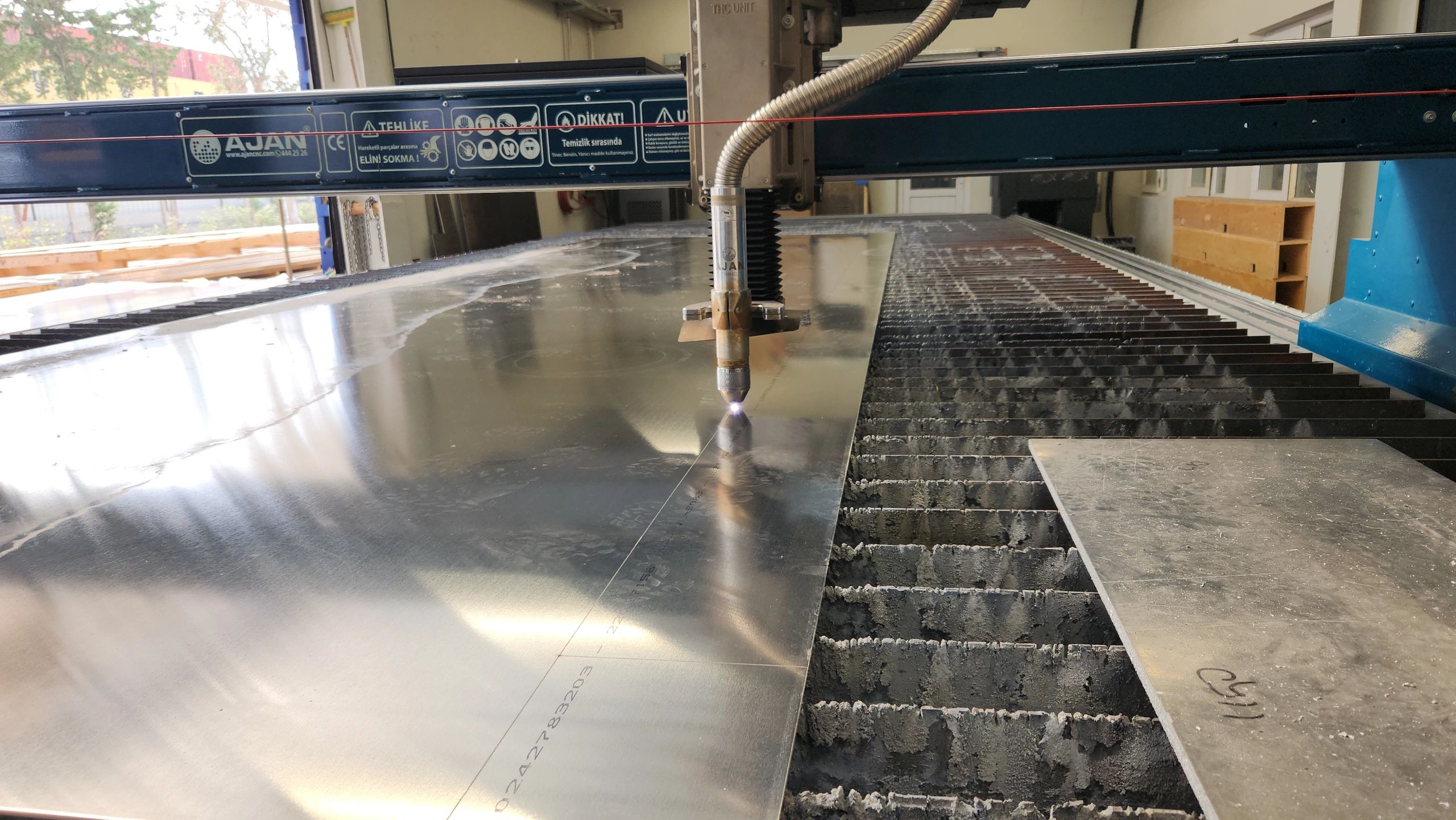 Industrial automation equipment operating in a manufacturing facility